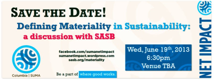 NET IMPACT SUMA: Defining Materiality in&nbsp;Sustainability