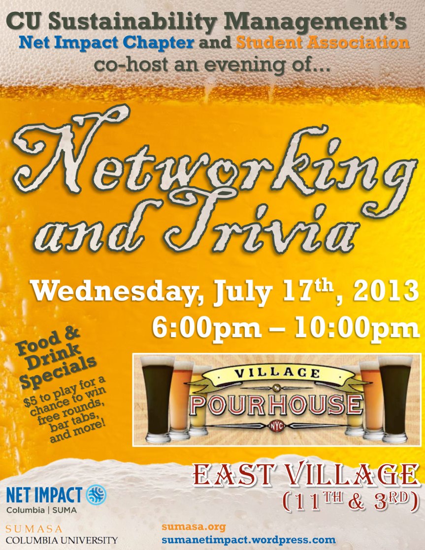 Event: Trivia Night hosted by Net Impact&nbsp;SUMA!